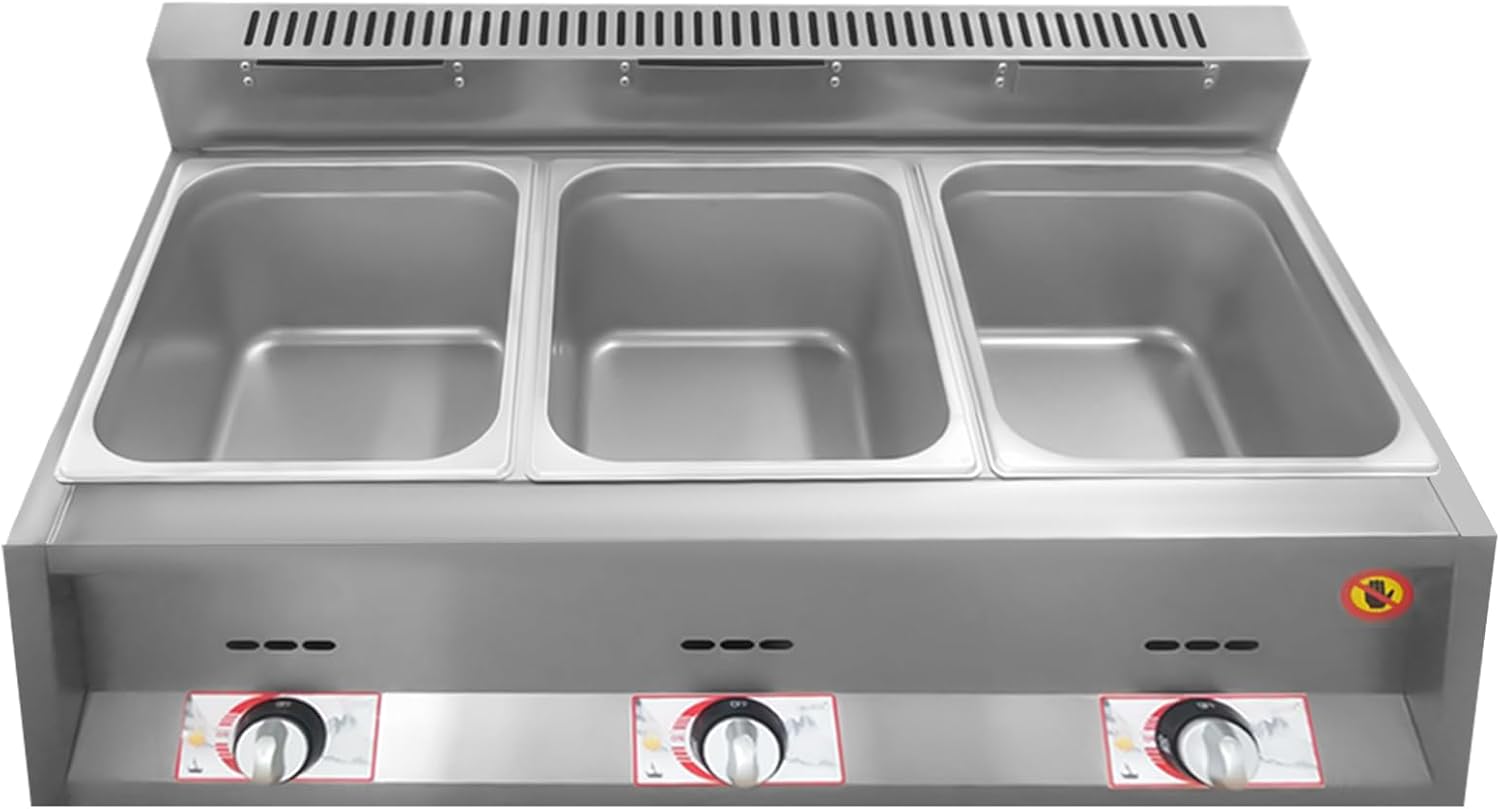 Deep Fryer Commercial - Commercial Gas Deep Fryer, Countertop Stainless