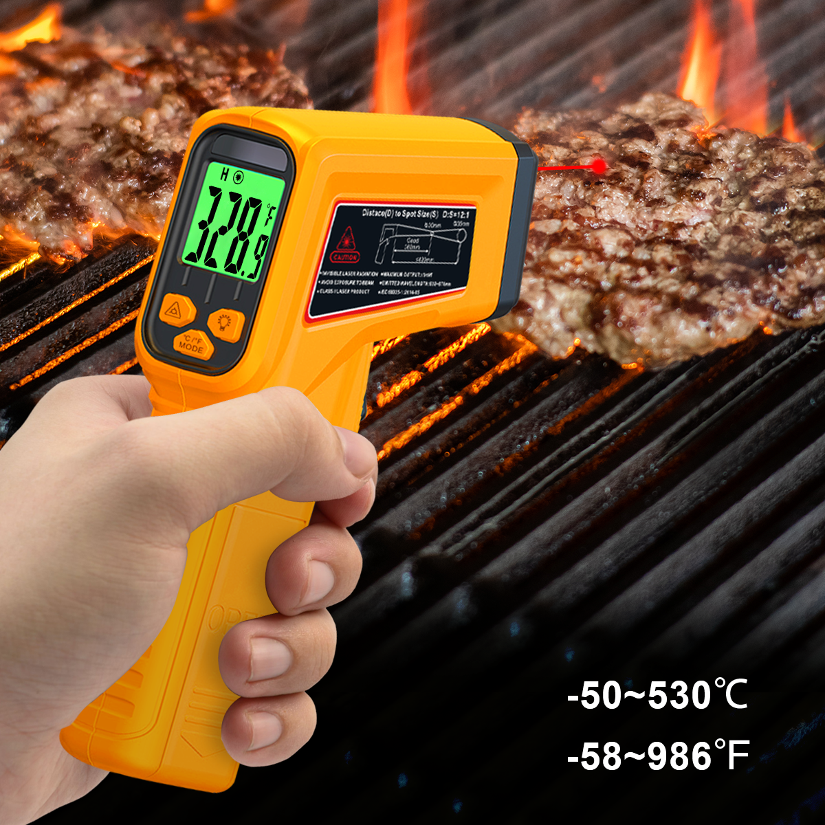 Commercial Kitchen Equipment List - Infrared Thermometer Non-Contact Food Thermometer Gun