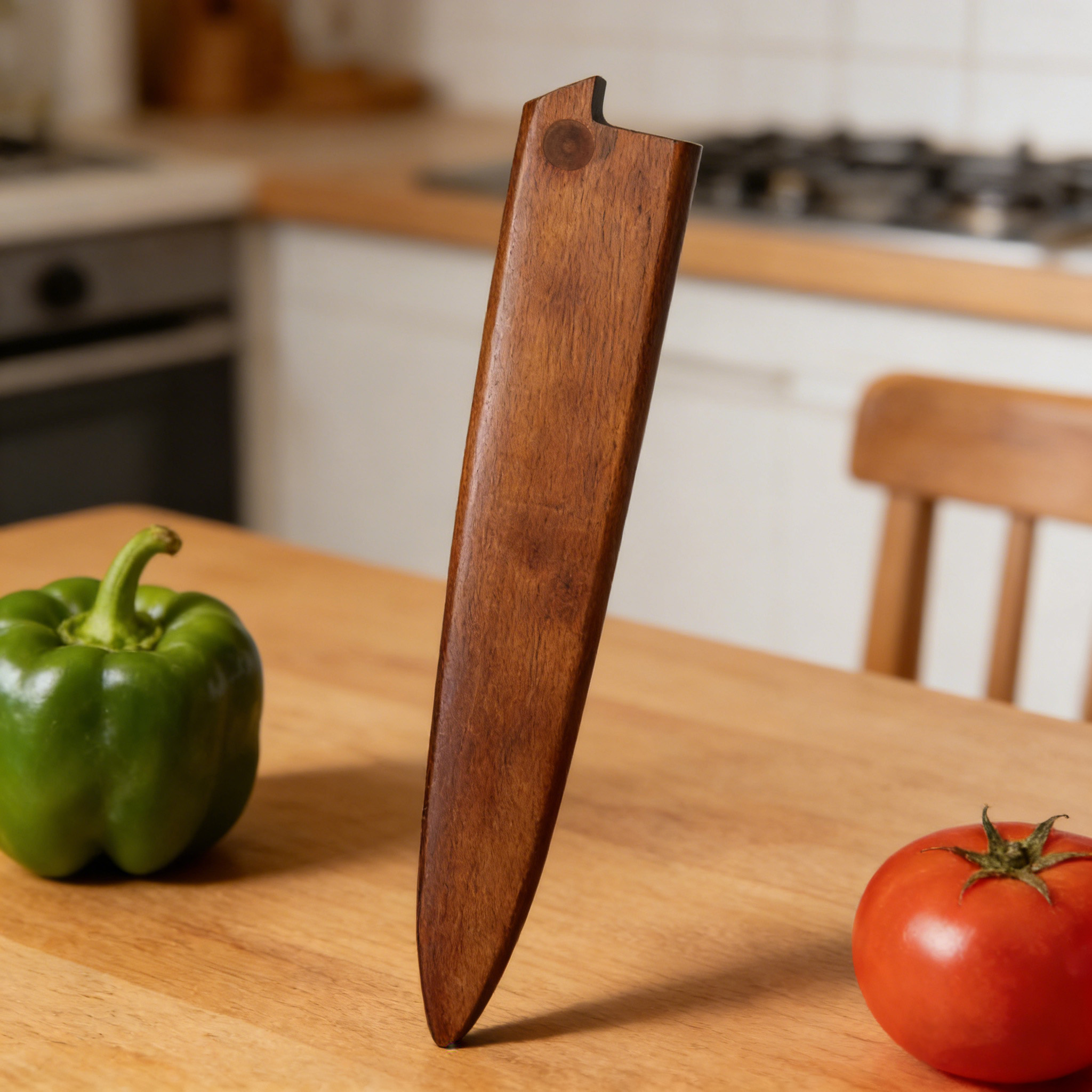 Commercial Kitchen Equipment List - Wooden Knife Sheath Multi-function Kitchen Knife
