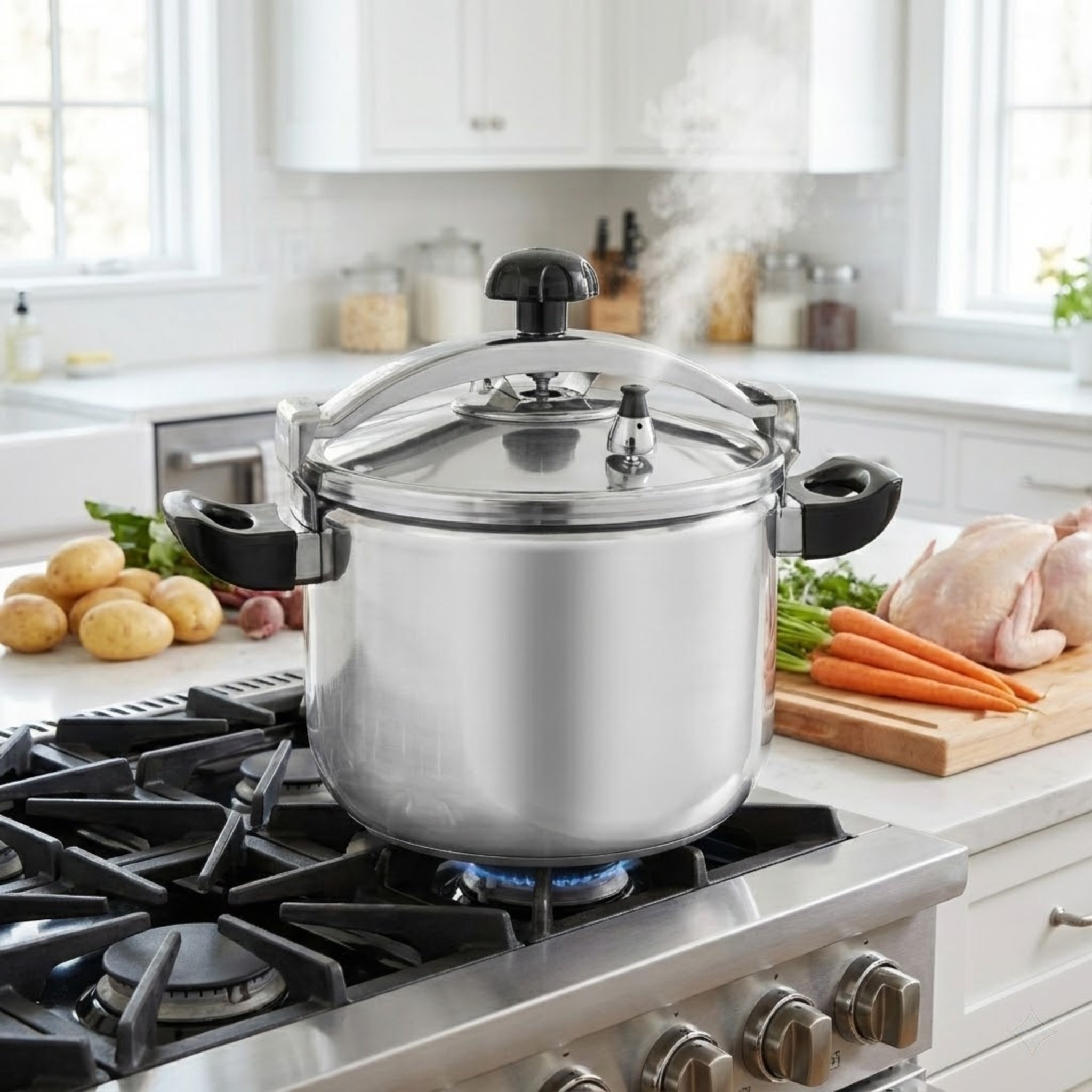 27.47Qt Large Pressure Canner  – Commercial Kitchen Induction recenzja i cena