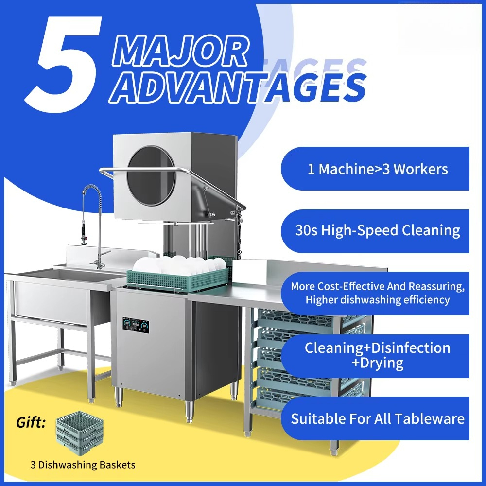 5KW 7KW 9KW Freestanding Smart – Commercial Kitchen Dishwasher recenzja i cena