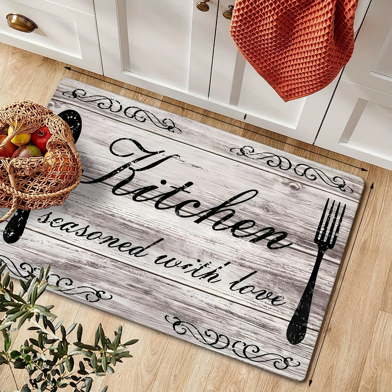 Vintage Vinyl Carpet Mat Rug H – Commercial Kitchen Vinyl recenzja i cena