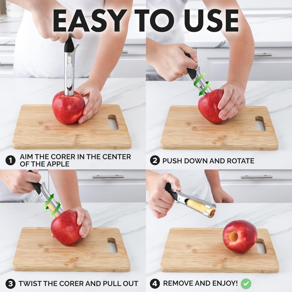 Apple Corer Tool - Easy to Use – Commercial Kitchen Equipment List recenzja i cena