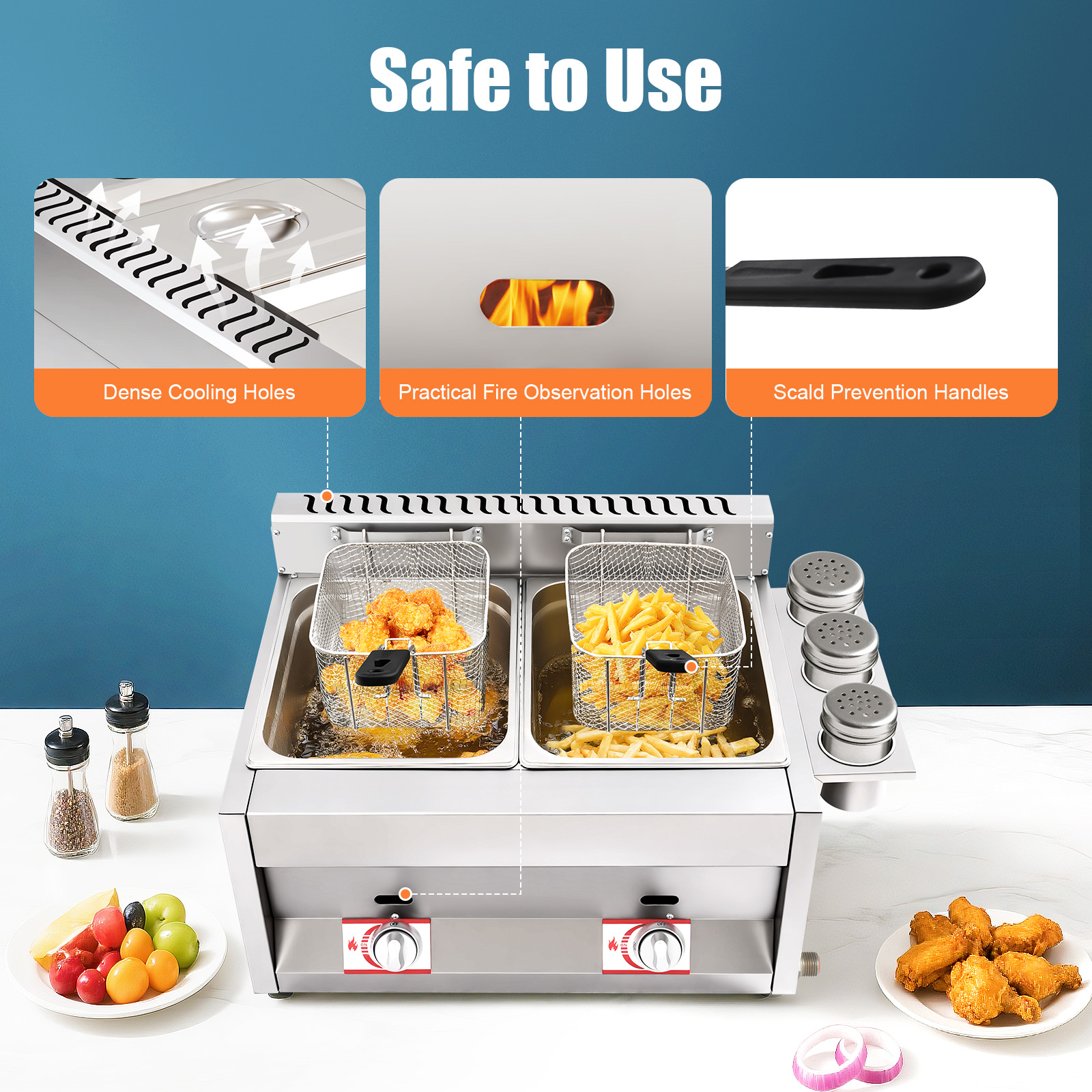 Gas Deep Fryer, Commercial Dee – Deep Fryer Commercial recenzja i cena