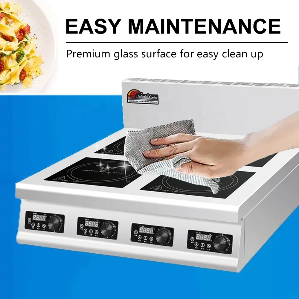 4 Burner Flat Industrial Comme – Commercial Kitchen Induction recenzja i cena