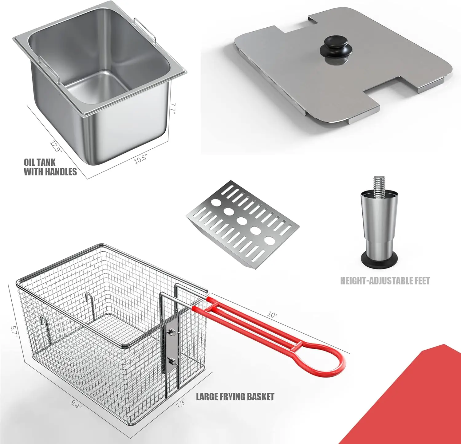 Deep Fryer with Basket Commerc – Deep Fryer Commercial recenzja i cena