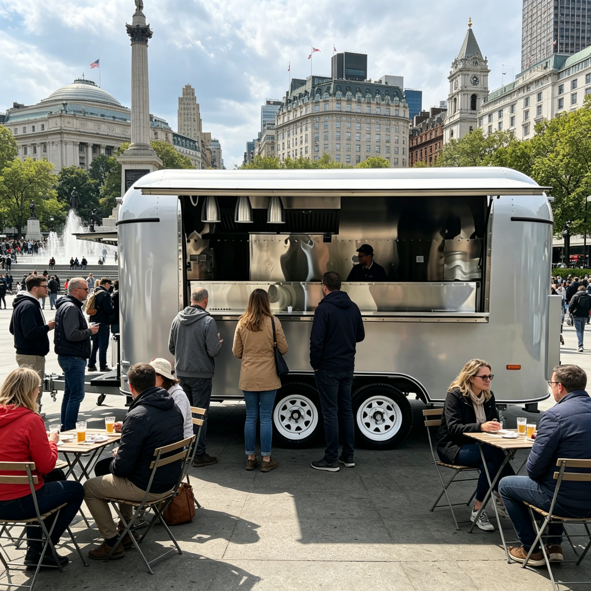 Stainless Steel Food Trailer M – Commercial Kitchen Layouts recenzja i cena