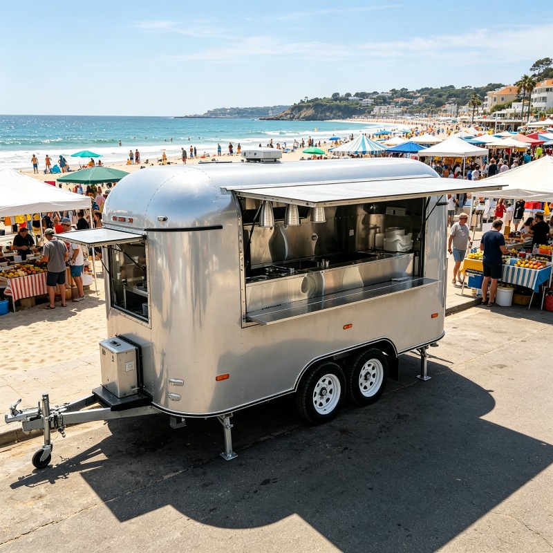Stainless Steel Food Trailer M – Commercial Kitchen Layouts recenzja i cena