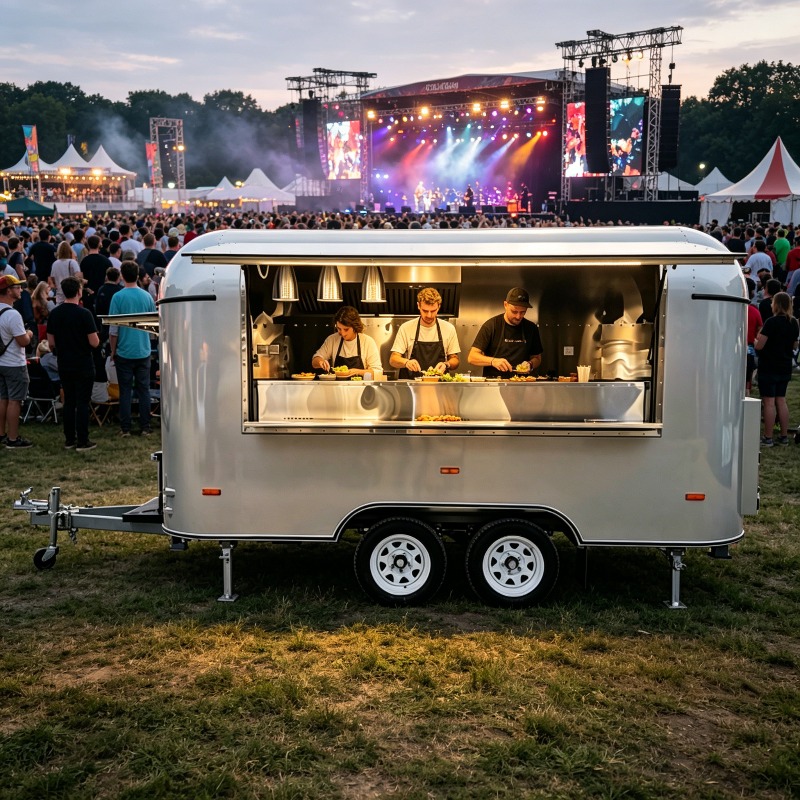 Stainless Steel Food Trailer M – Commercial Kitchen Layouts recenzja i cena