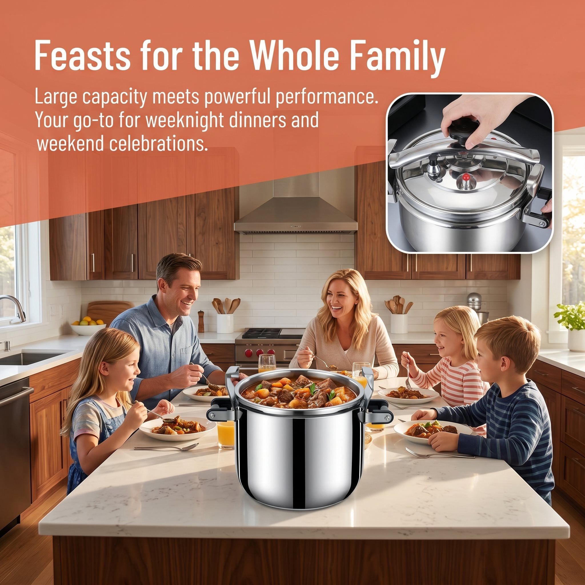 Stainless Steel Pressure Cooke – Commercial Kitchen Induction recenzja i cena