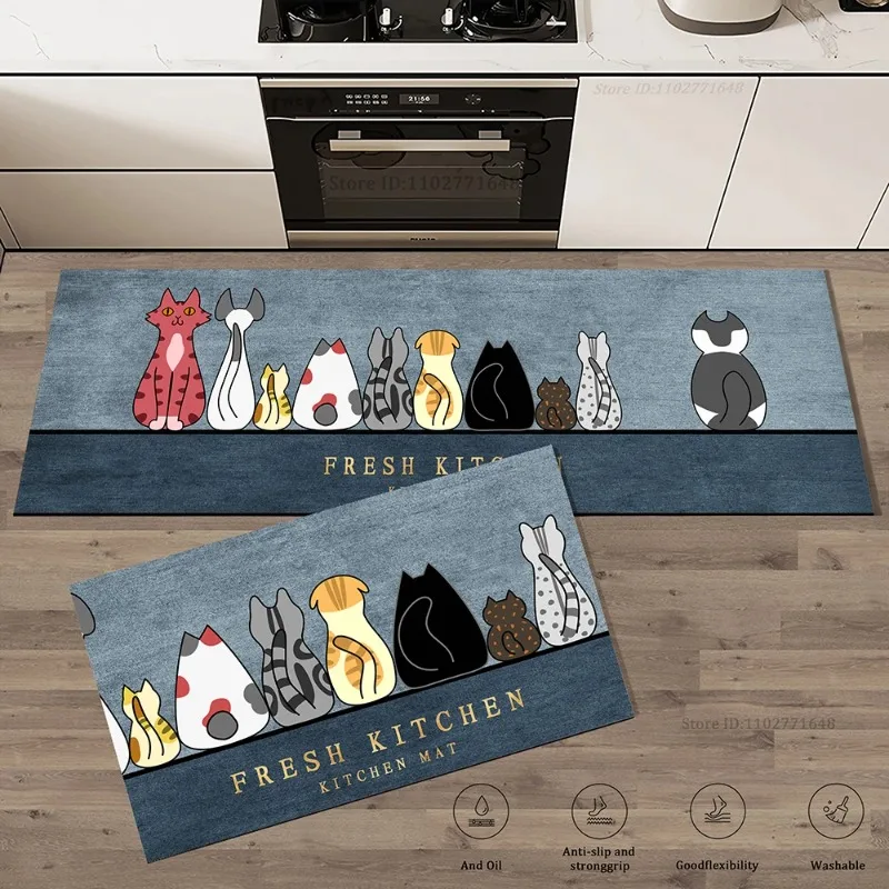 Cat Kitchen Corner  Long Floor – Commercial Kitchen Vinyl recenzja i cena