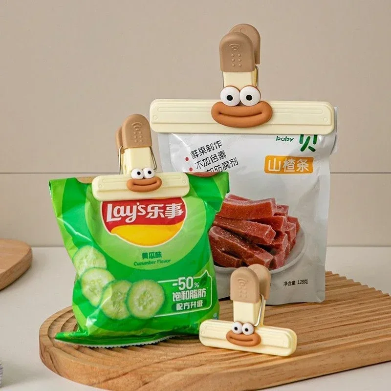 3pcs Creative Face Bag Sealing – Commercial Kitchen Refrigerator recenzja i cena