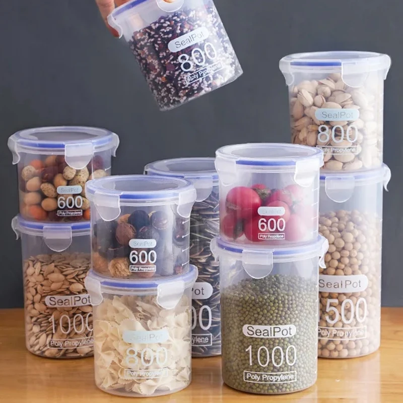 1/4PCS Sealed Jars With Scale  – Commercial Kitchen Refrigerator recenzja i cena